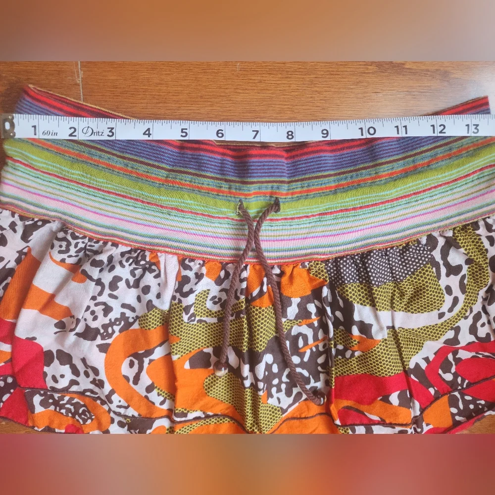 Colorful Patterned Skirt - Picture 2 of 4